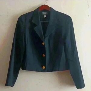 Women's Navy Blazer with Gold Buttons